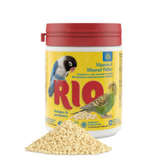 RIO vitamínové a minerálne pelety pre andulky a stredné papagáje 120g