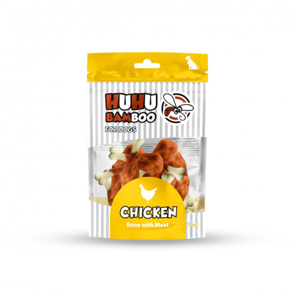 EXPIRÁCIA 9/2025 VO Huhubamboo kosť s kuracím 75g