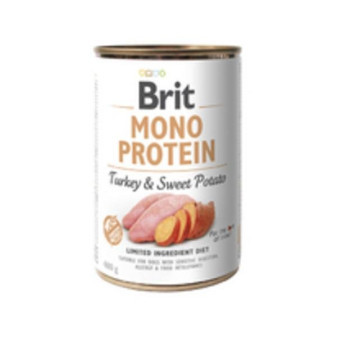 Konzerva Brit Mono Proteín Turkey & Sweet Potato 400g