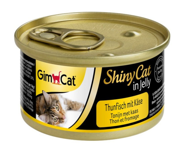 Konzerva ShinyCat tuniak + syr 70g