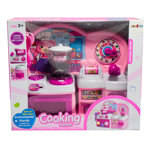 Aga4Kids Plastová Kuchynka HAPPY COOKING HM841844