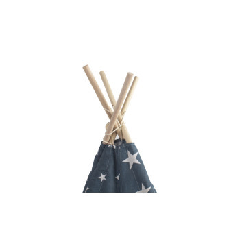 Aga4Kids Detské Teepee Hviezdy Tmavo modrá