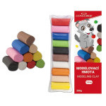 Modelovacia hmota CONCORDE, 10 farieb, 200g, A65340