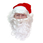 Mikulášska parochňa s fúzmi pre dospelých