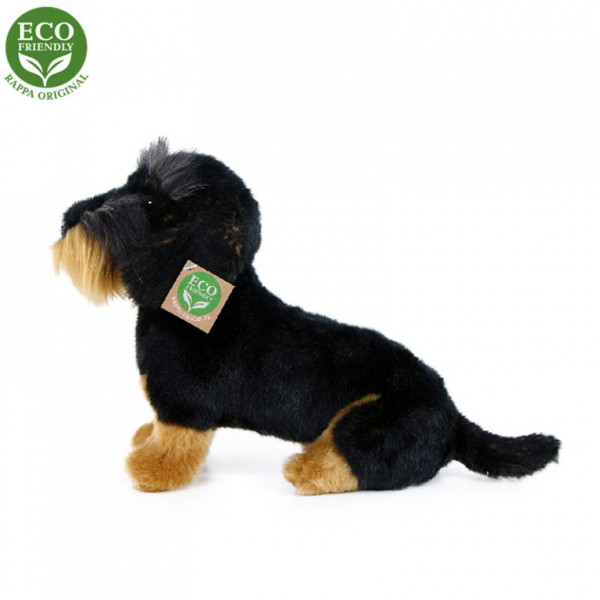 Plyšový drôtosrstý jazvečík sediaci 30 cm ECO-FRIENDLY
