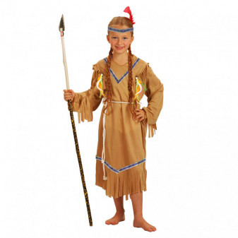 Detský kostým indiánka s čelenkou a perím (M) e-obal
