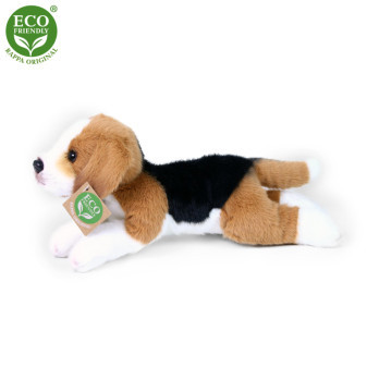 Plyšový bígel ležiaci 20 cm ECO-FRIENDLY
