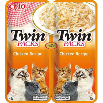 Kapsička Churu Cat Twin Packs - kura vo vývare 80g
