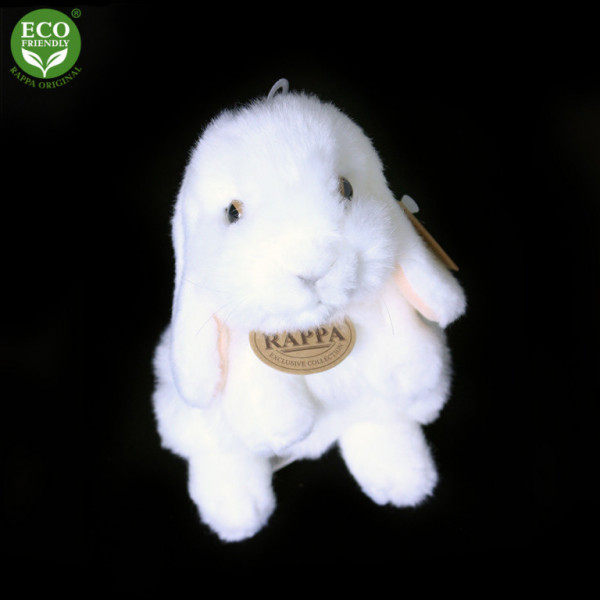 Plyšový králik biely stojaci 18 cm ECO-FRIENDLY