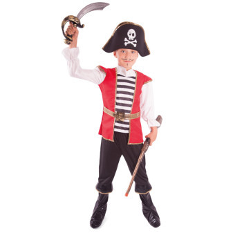 Detský kostým pirát s klobúkom (M) e-obal