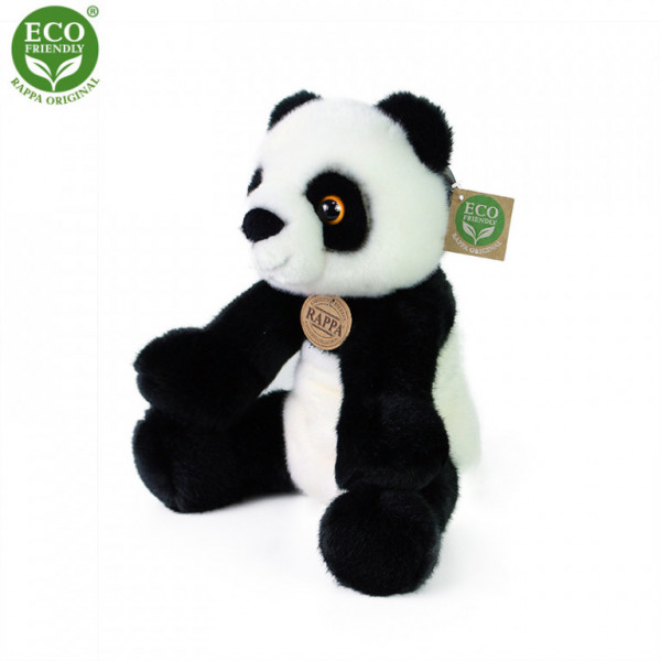 Plyšová panda sediaca 27 cm ECO-FRIENDLY