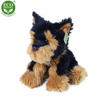 Plyšový pes yorkšírsky teriér 30 cm ECO-FRIENDLY