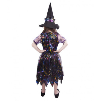Detský kostým čarodejnice farebná (S) e-obal