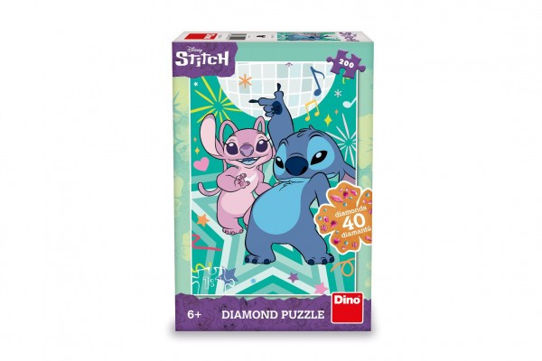 Puzzle Stitch Diamond 33x47cm + lepidlo + kamienky 200 dielikov v krabici 20x30x6cm