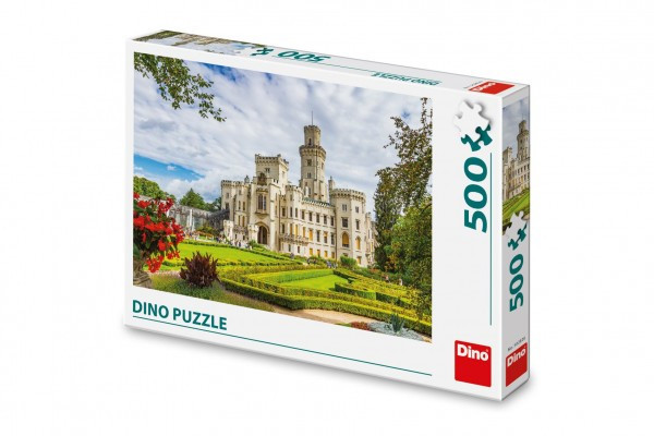 Puzzle Zámok Hluboká, ČR 47x33cm 500 dielikov v krabici 33,5x23x3,5cm