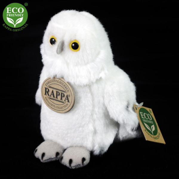 Plyšový vták sova 13 cm ECO-FRIENDLY