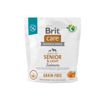 Brit Care Dog Grain-free Senior a Light - salmon a potato, 1kg