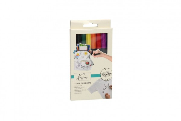 Fixy na textil vode odolné 9x17cm