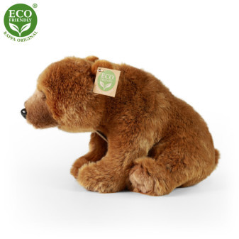 Plyšový medveď Grizzly sediaci 30 cm ECO-FRIENDLY