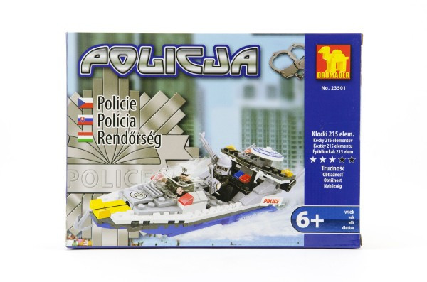 Stavebnica Dromader Polícia Čln 23501 25,5x18,5x4,5cm