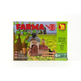 Stavebnica Dromader Farma 28403 153ks v krabici 25,5x18,5x4,5cm