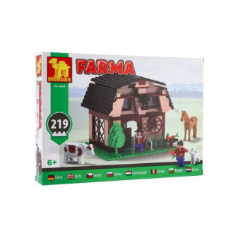 Stavebnica Dromader Farma 28508 219ks v krabici 35x25x5cm