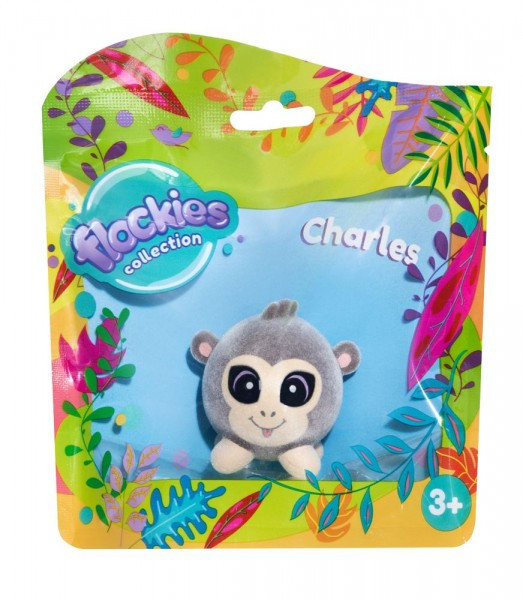 Zvieratko Flockies Šimpanz Charles fliška 4cm vo vrecku