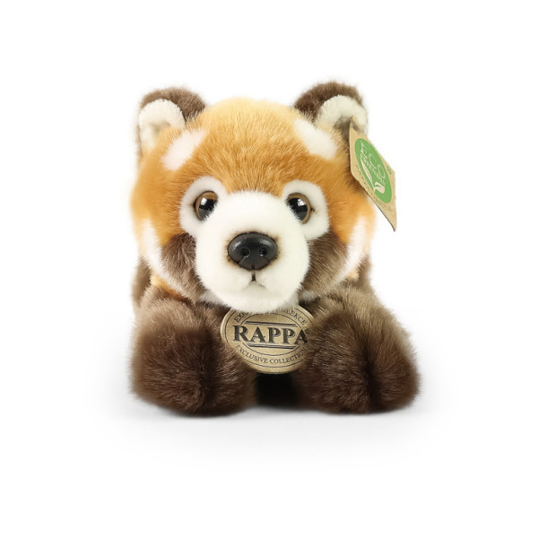 Plyšová panda červená ležiaca 20 cm ECO-FRIENDLY