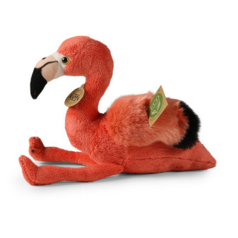 Plyšový vták plameniak 23 cm ECO-FRIENDLY