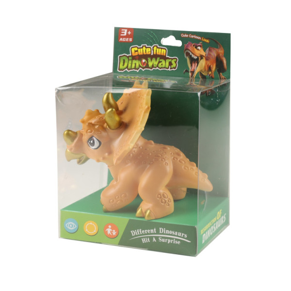 Dinosaurus funny Triceratops 13 cm