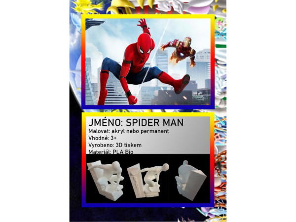 3D figurka: SpiderMan Hráčská karta