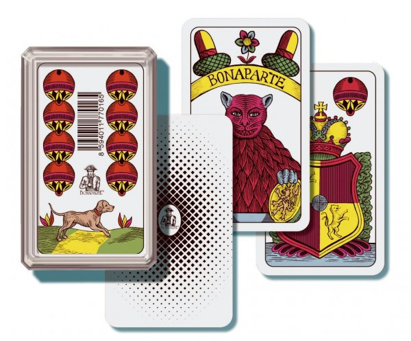 Mariáš jednohlavý spoločenská hra karty v plastovej krabičke 6,5x10,5x2cm