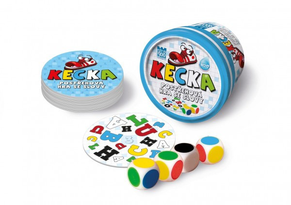 Kecka spoločenská hra v plechovej krabičke 9x5cm STRAGOO