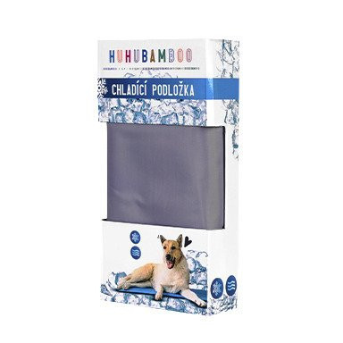 HUHUBAMBOO Chladiaca podložka M šedá