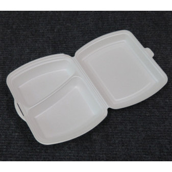 Menu Box delený (2-dielny), polystyrén, 241x207x69mm