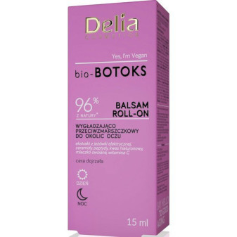 DELIA COSMETICS BIO-BOTO Vyhladzujúci a proti vráskový BIO roll-on balzam na očné okolie, 15ml