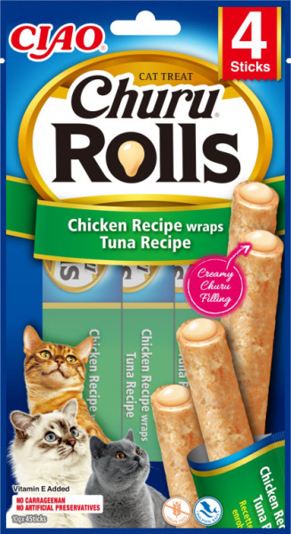 Churu cat Rolls - kura, tuniak 40g