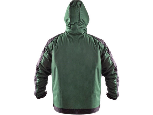 Bunda CXS IRVINE, zimná, pánska, zeleno-čierna, veľ. 3XL
