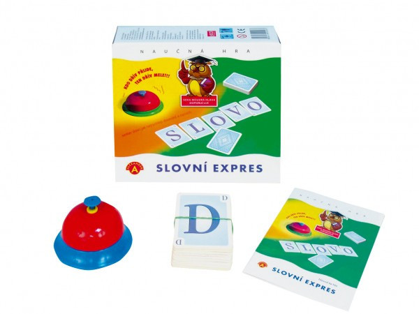 Slovná expres spoločenská hra v krabici 19,5x18,5x5cm
