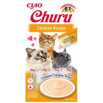 Churu cat mäsové pyré - kura 56g