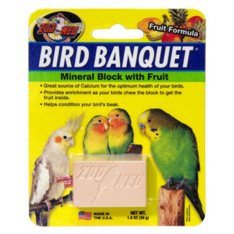 Bird Banquet minerálny blok s ovocím S
