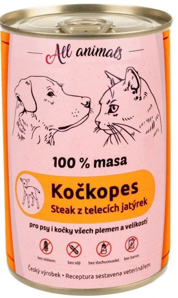 Mačkopes Teľacia jatýrka 400g