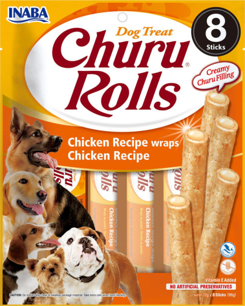 Churu dog Rolls - kura 96g