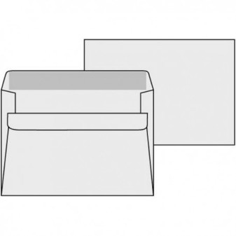 Obálka C5, biela, vnútorná tlač, samolepiaca, 500ks 564382