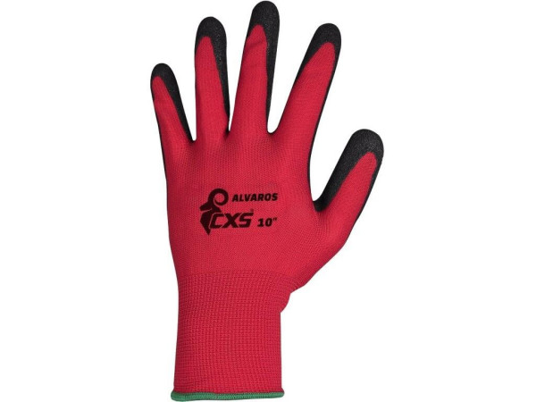 Rukavice CXS ALVAROS, s blistrom, máčané v nitrile, vel.09