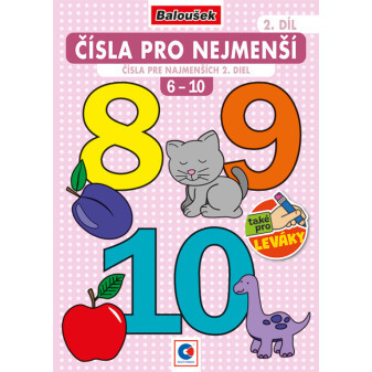 Omalovánka - A5 - Čísla pro nejmenší, 2. díl