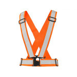 Reflexný elastický CXS KRÍŽ CROSS BELT, oranžový