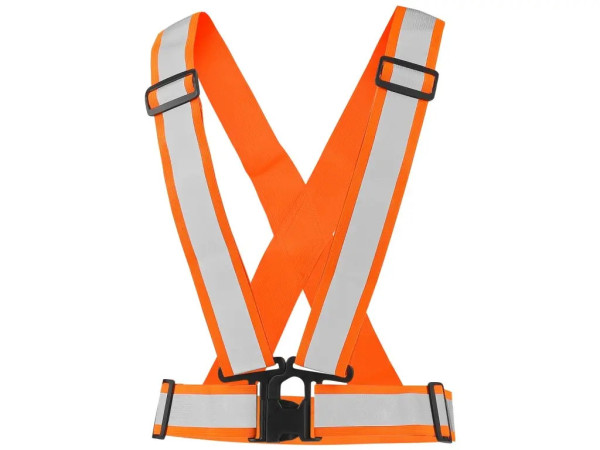 Reflexný elastický CXS KRÍŽ CROSS BELT, oranžový