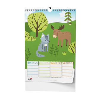 Nástenný kalendár - Rodinný plánovací kalendár - A3