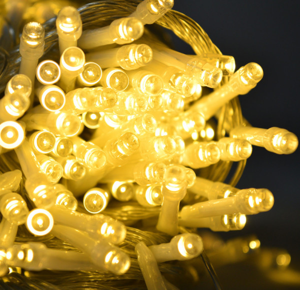 Aga Vianočná reťaz 200 LED Teplá biela